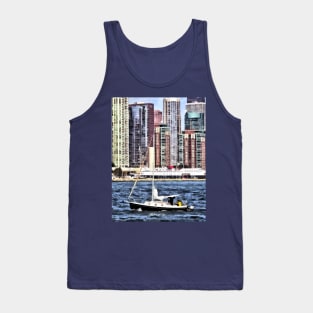 Chicago IL - Sailing on Lake Michigan Tank Top